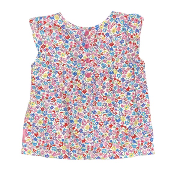18-24 mos floral cap sleeve top || JoJoMamanBébé - Picture 2 of 2
